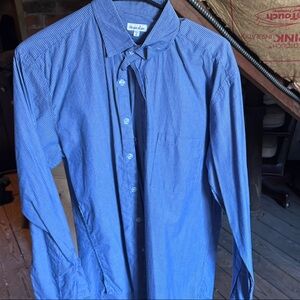 Steven Alan Blue Striped Shirt